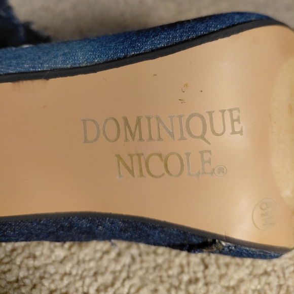 Frayed Denim Lace-Up Boots - Picture 4 of 5